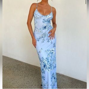 Blue Floral Dress 💐💙